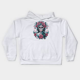 santa muerte Kids Hoodie